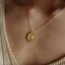 Load image into Gallery viewer, Lion&#39;s Mane Coin Necklace - Terra Soleil