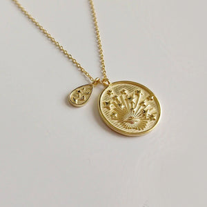 Le Soleil Coin Necklace - Terra Soleil