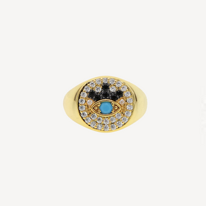 The Annika Evil Eye Ring - Terra Soleil