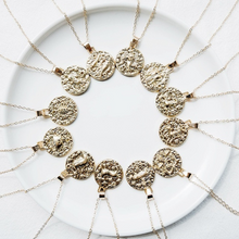 Load image into Gallery viewer, Zodiac Coin Necklace - Terra Soleil