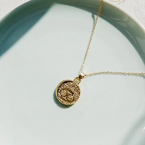 Zodiac Coin Necklace - Terra Soleil