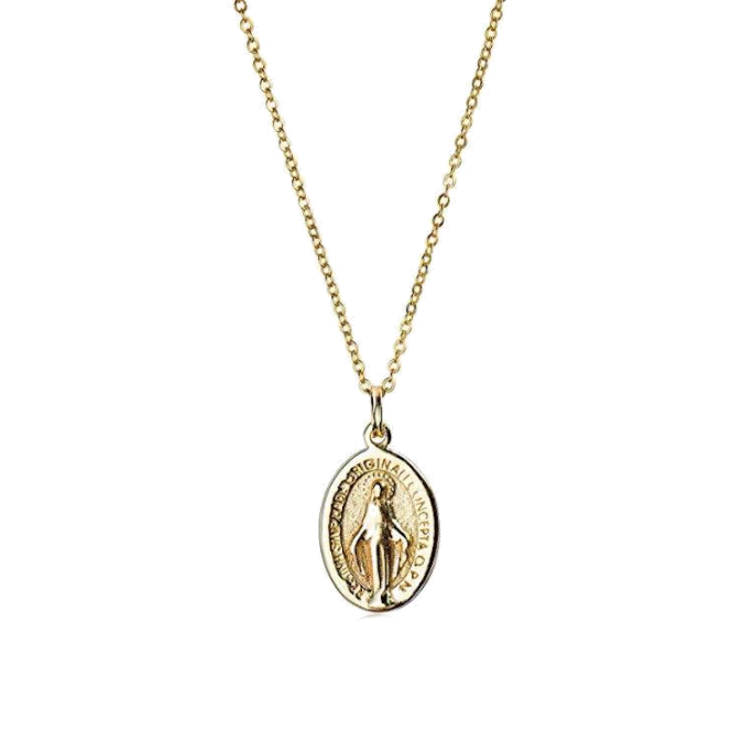 Virgin Mary Pendant Necklace - Terra Soleil