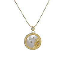 Load image into Gallery viewer, Pearl Zodiac Necklace