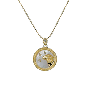 Pearl Zodiac Necklace