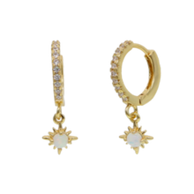 Load image into Gallery viewer, Opal Star Charm Earrings - Terra Soleil