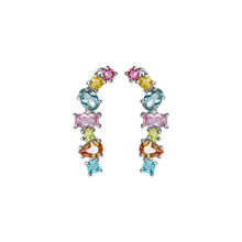 Load image into Gallery viewer, Multi Gem Climber Earrings