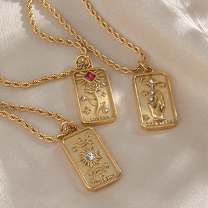 The Lovers Cartouche Necklace