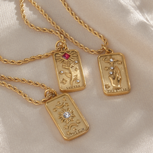 Load image into Gallery viewer, The Sun Cartouche Necklace
