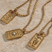 Load image into Gallery viewer, The Star Cartouche Necklace