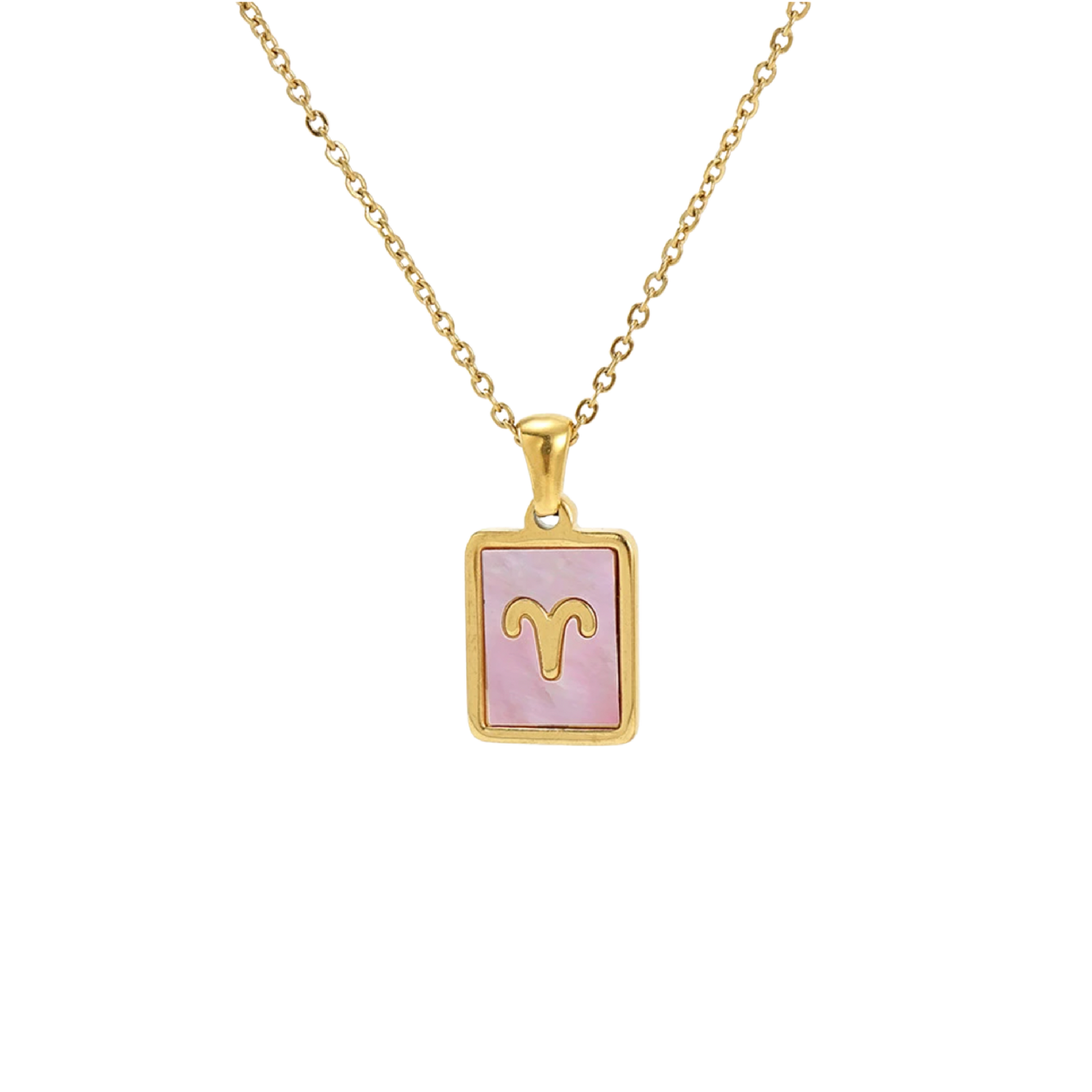 The Pink Pearl Zodiac Necklace Terra Soleil
