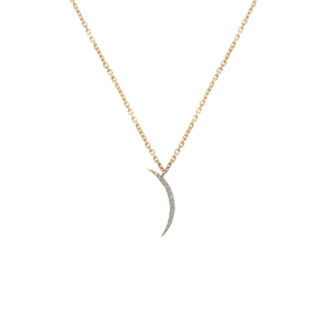 Narrow Crescent Necklace