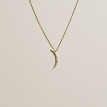 Load image into Gallery viewer, Narrow Crescent Necklace