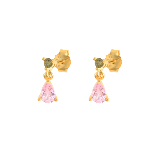 Mini Alesandra Gemstone Earrings