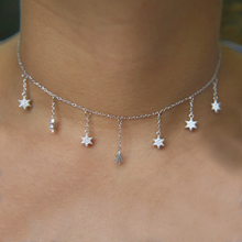Load image into Gallery viewer, Stellar Drop Choker Necklace