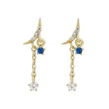 Load image into Gallery viewer, Dangling Moon Earrings