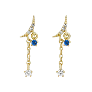 Lightning Bolt Stud Earrings