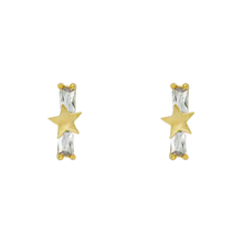 Load image into Gallery viewer, Star Bar Earrings