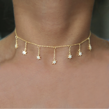Load image into Gallery viewer, Stellar Drop Choker Necklace