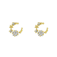Load image into Gallery viewer, Dangling Moon Earrings