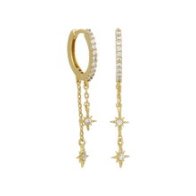 Load image into Gallery viewer, Dangling Star Earrings