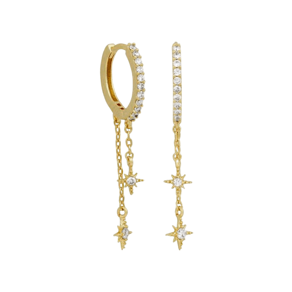 Dangling Star Earrings