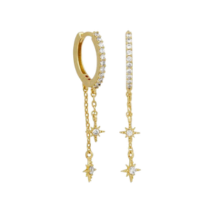 Flowerburst Star Earrings