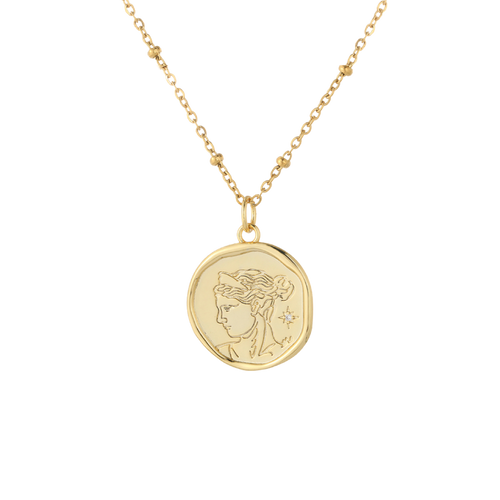 Aphrodite Coin Necklace