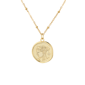 Aphrodite Coin Necklace