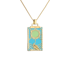 Load image into Gallery viewer, The Lioness Tarot Card Necklace