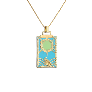 The Lioness Tarot Card Necklace