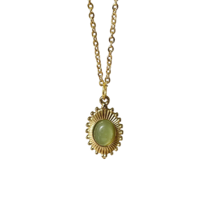 Olive Toggle Necklace