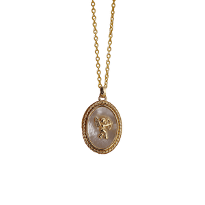 Cherub Coin Necklace