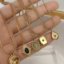 Load image into Gallery viewer, Olive Toggle Necklace