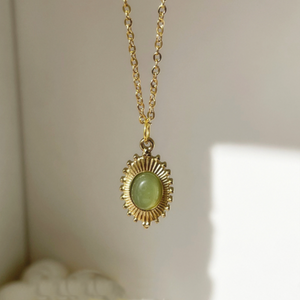 Olive Toggle Necklace