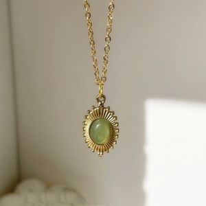 Green Quad Necklace