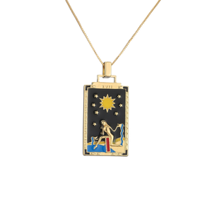 The Lioness Tarot Card Necklace