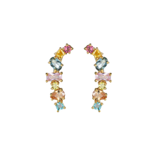 Load image into Gallery viewer, Multi Gem Climber Earrings
