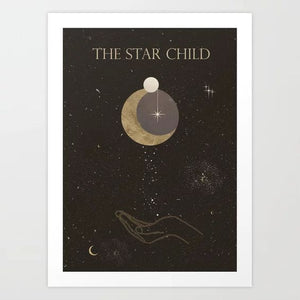 The Star Child Art Print - Terra Soleil