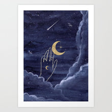 Load image into Gallery viewer, Once in a Blue Moon Art Print - Terra Soleil