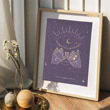 Load image into Gallery viewer, Celestial Hands Art Print - Terra Soleil