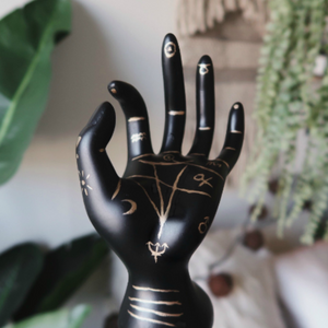 Palmistry Hand Ring Holder – Terra Soleil