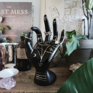 Palmistry Hand Ring Holder - Terra Soleil