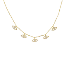Load image into Gallery viewer, Evil Eye Charm Necklace - Terra Soleil