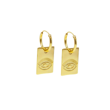 Load image into Gallery viewer, The Eye Tarot Earrings - Terra Soleil