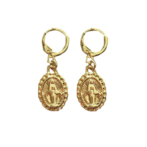 Goddess Gold Coin Earrings - Terra Soleil