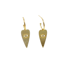 Load image into Gallery viewer, The Eye of Spades Earrings - Terra Soleil