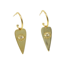 Load image into Gallery viewer, The Eye of Spades Earrings - Terra Soleil