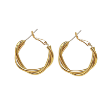 Load image into Gallery viewer, The Gabriella Braided Hoop Earrings