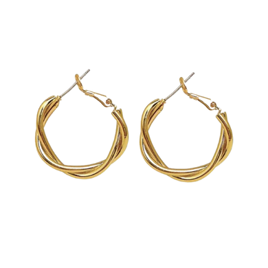 The Gabriella Braided Hoop Earrings
