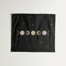 Load image into Gallery viewer, Phases of the Moon Tapestry - Terra Soleil